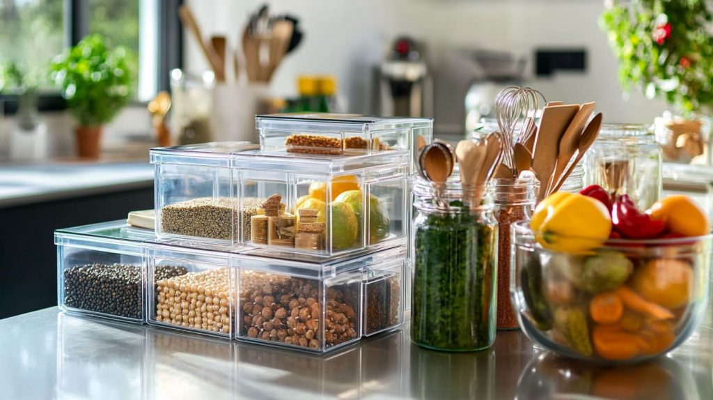 Acrylic cases used for kitchen storage-6