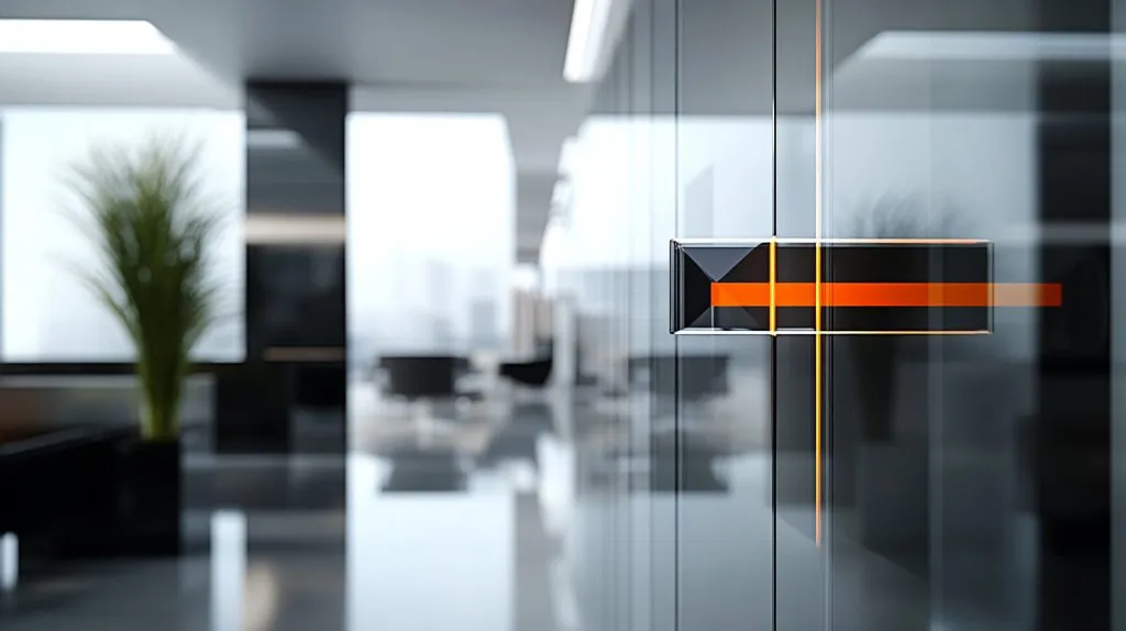 Acrylic signage with sleek, modern design-4