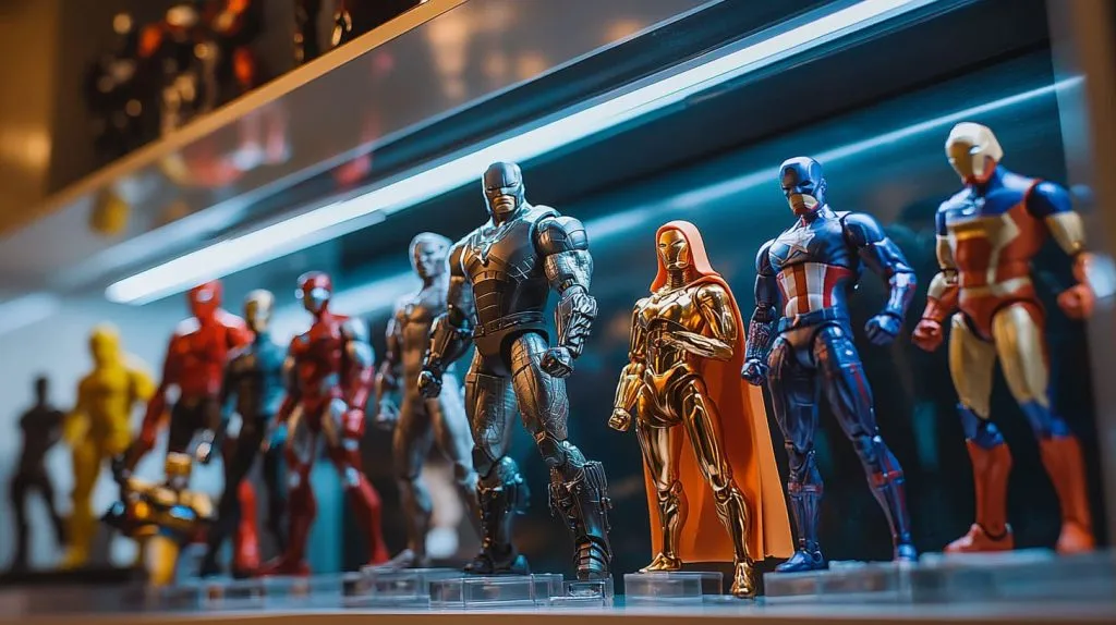 Action figures with dynamic lighting highlights-5