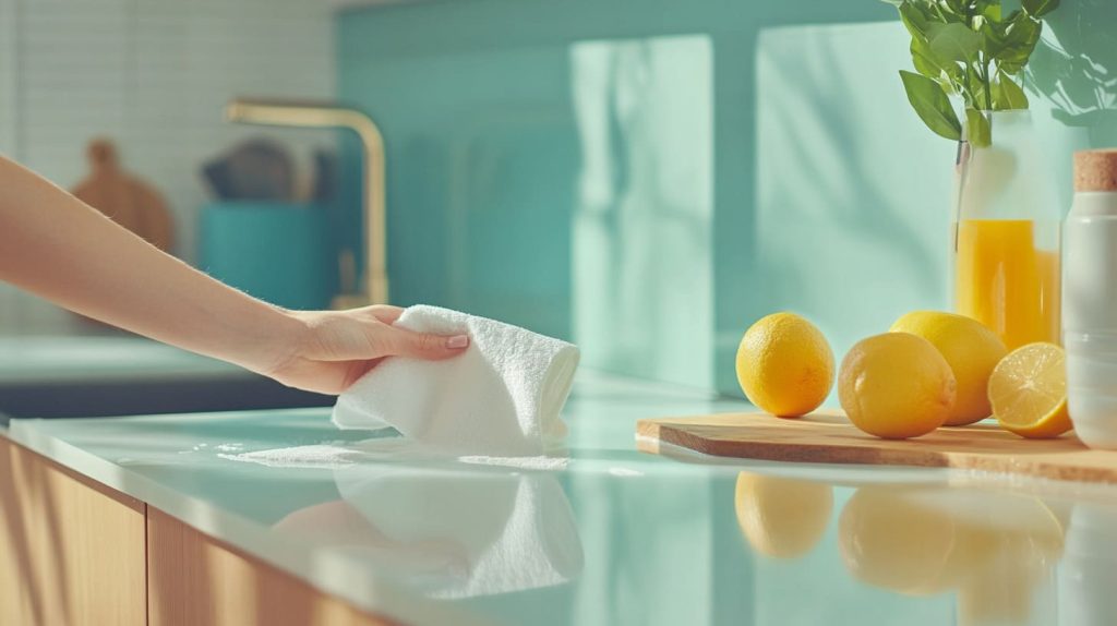 Cleaning acrylic kitchen cabinets with care-7