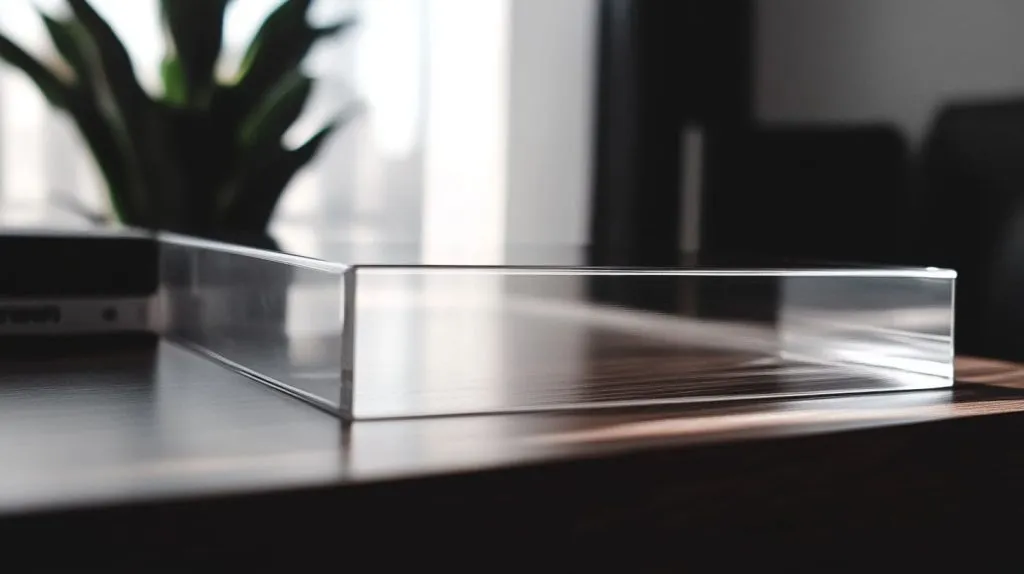 Durable acrylic case with glossy, clear finish-2