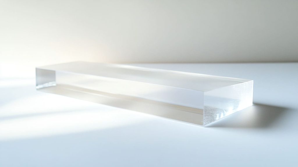 Lightweight and durable acrylic display stand with clean lines.-2