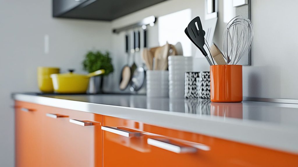 Modern kitchen cabinets with high durability-5