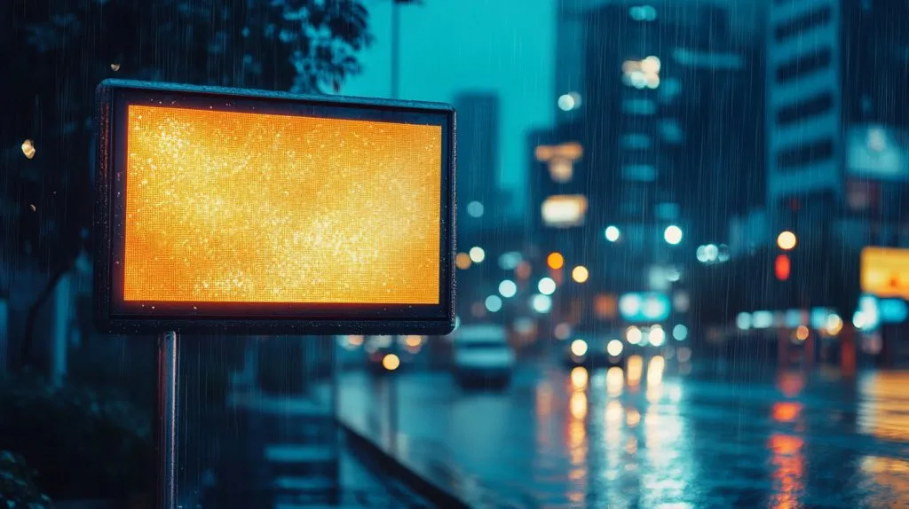 Outdoor LED and acrylic signage in weather-8