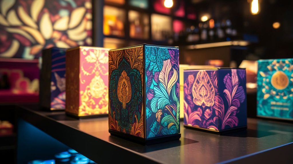 Product display box with vibrant packaging design-1