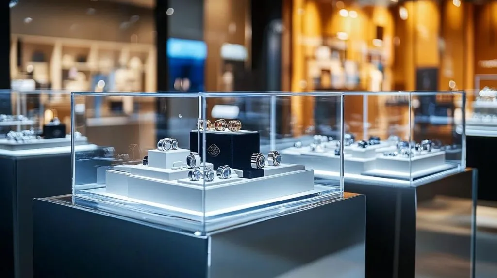acrylic display box in a contemporary store setting-4
