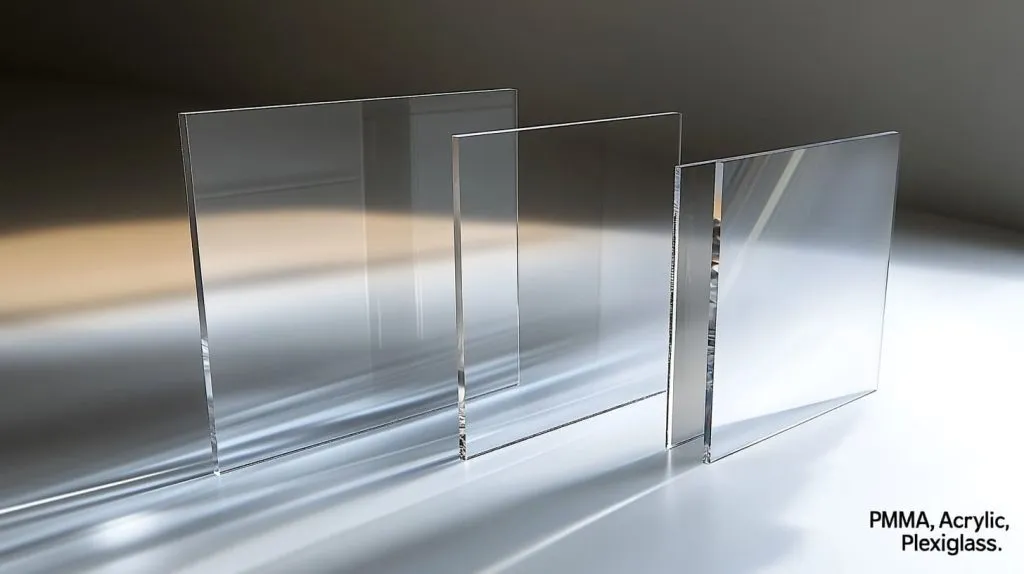 comparison photograph of PMMA acrylic sheets-3