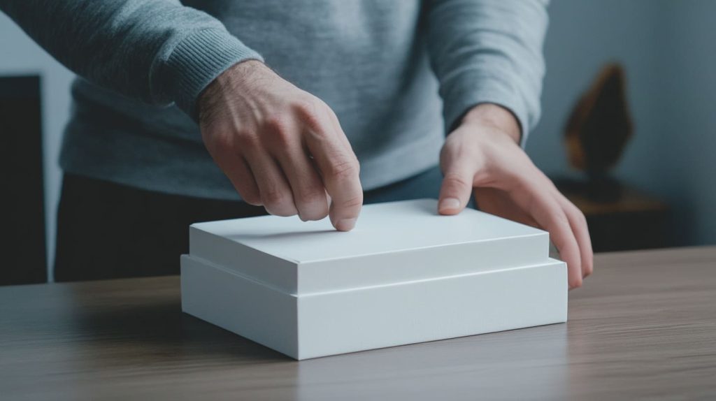 customer unboxing a retail product-4