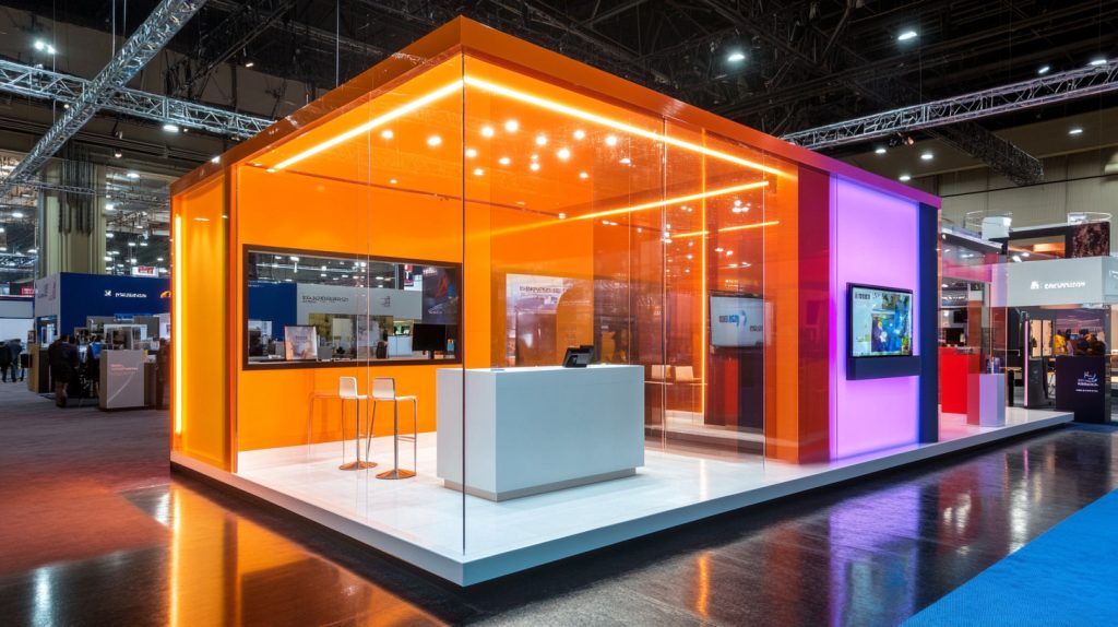 A custom modular exhibition booth-7