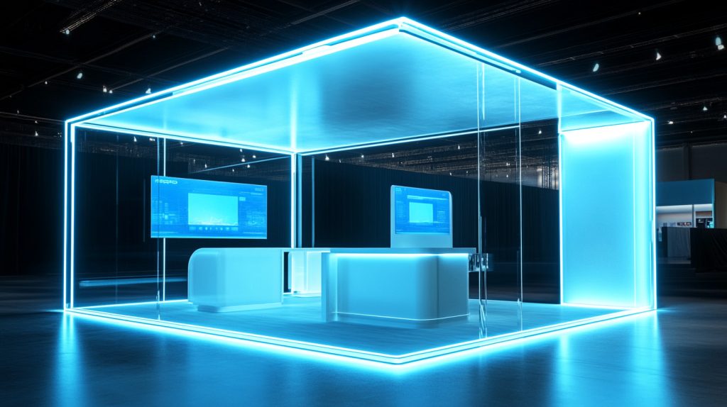 A cutting-edge tech-integrated booth-10
