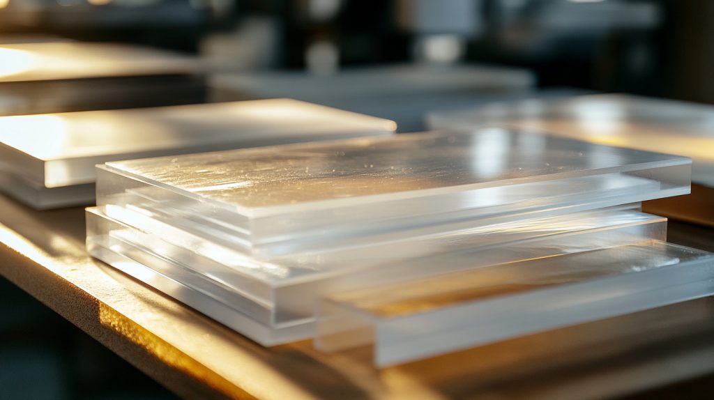 A selection of acrylic sheets in various sizes and thicknesses-1