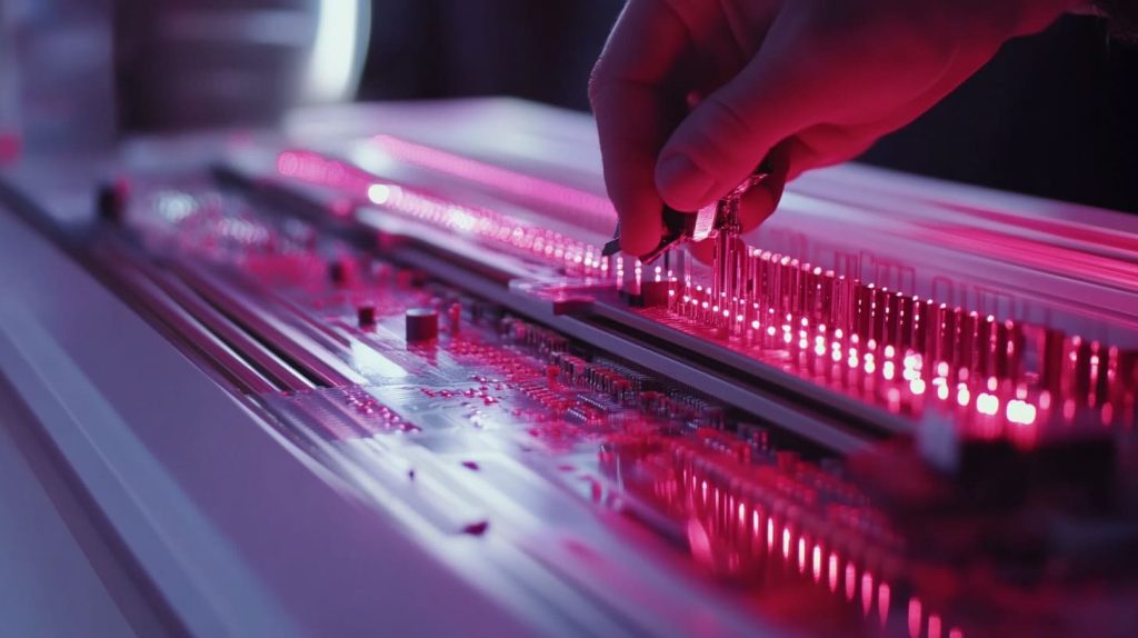 Circuit board assembly for LEDs-4