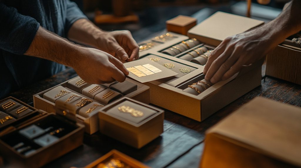 Jewelry packaging and labeling process-7