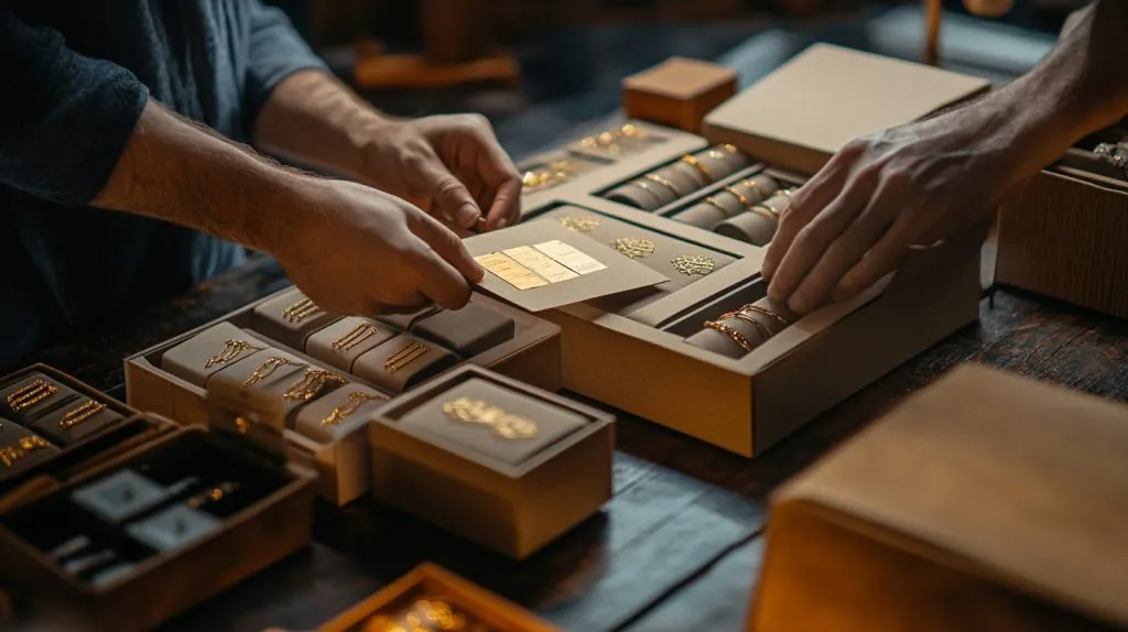 Jewelry packaging and labeling process-7
