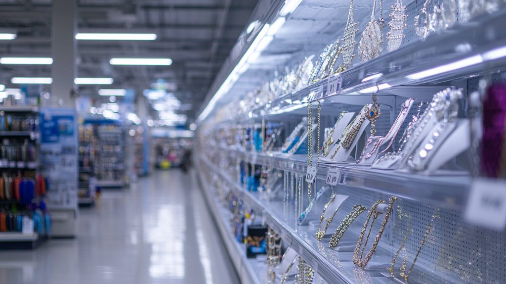 Jewelry showcased in Walmart’s retail display-8