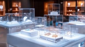 Variety of acrylic display stands in use-3