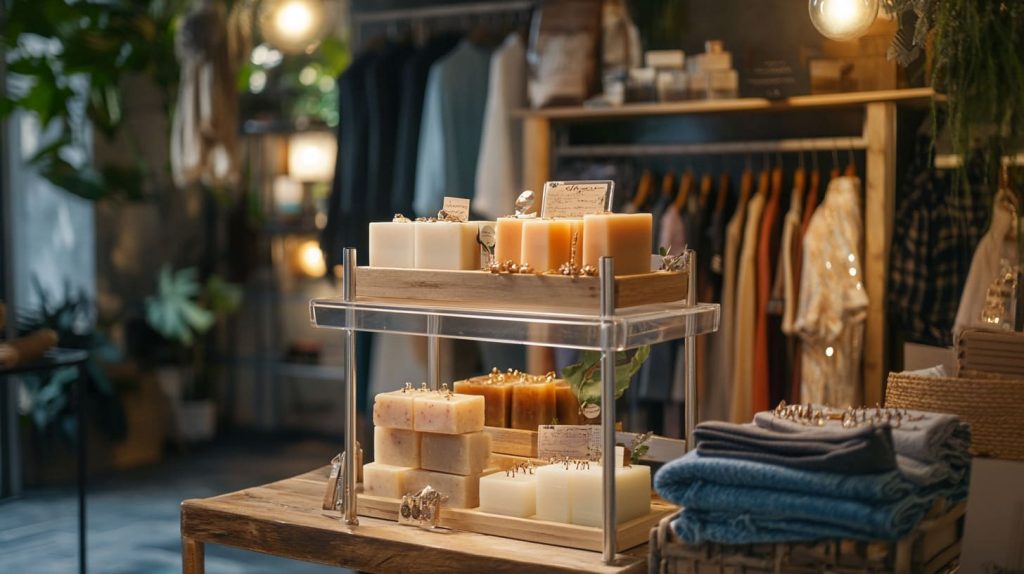 Versatile display stands in use-3