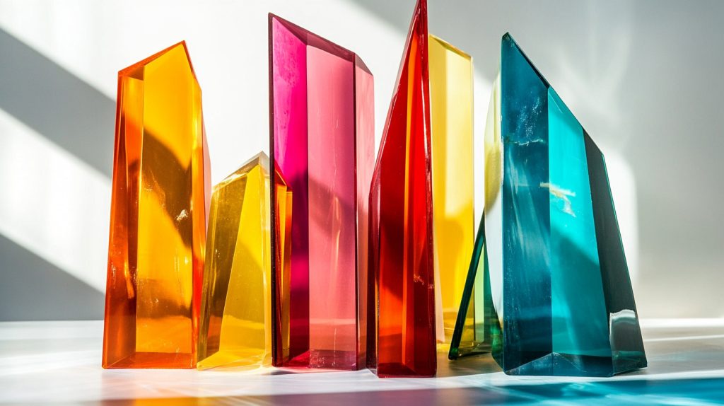 Vibrant colored acrylic awards-3