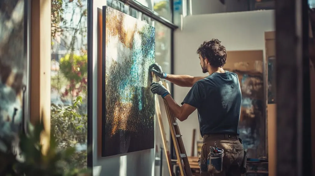 Display Glass Art Pieces (6)