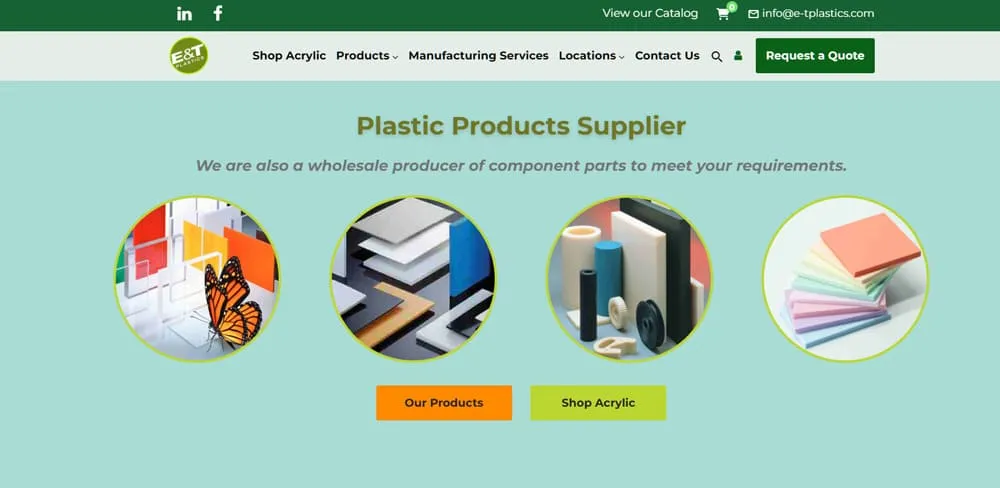 E & T Plastics Mfg. Co., Inc.