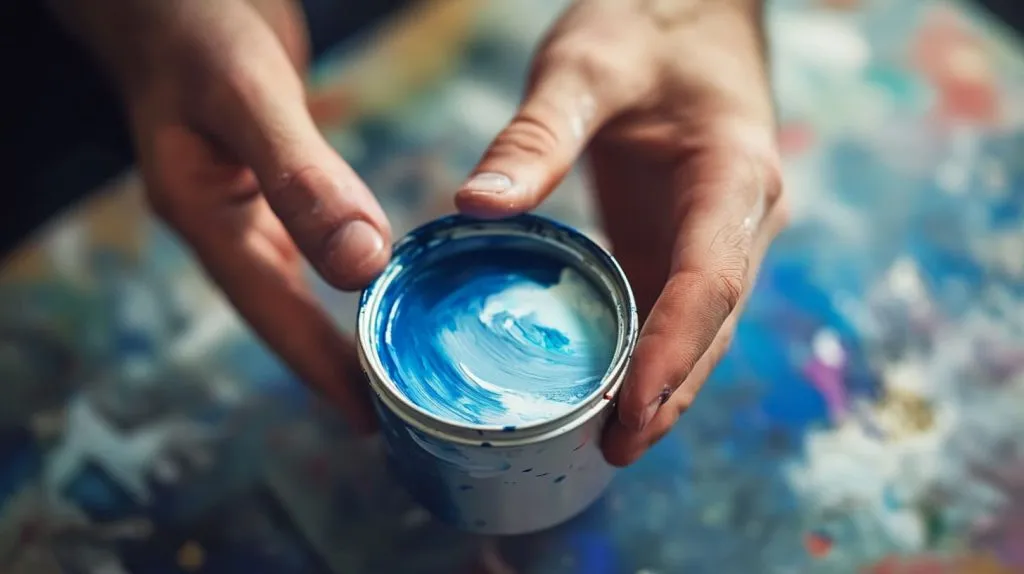 Acrylic Paint to be Lumpy and Sticky (2)