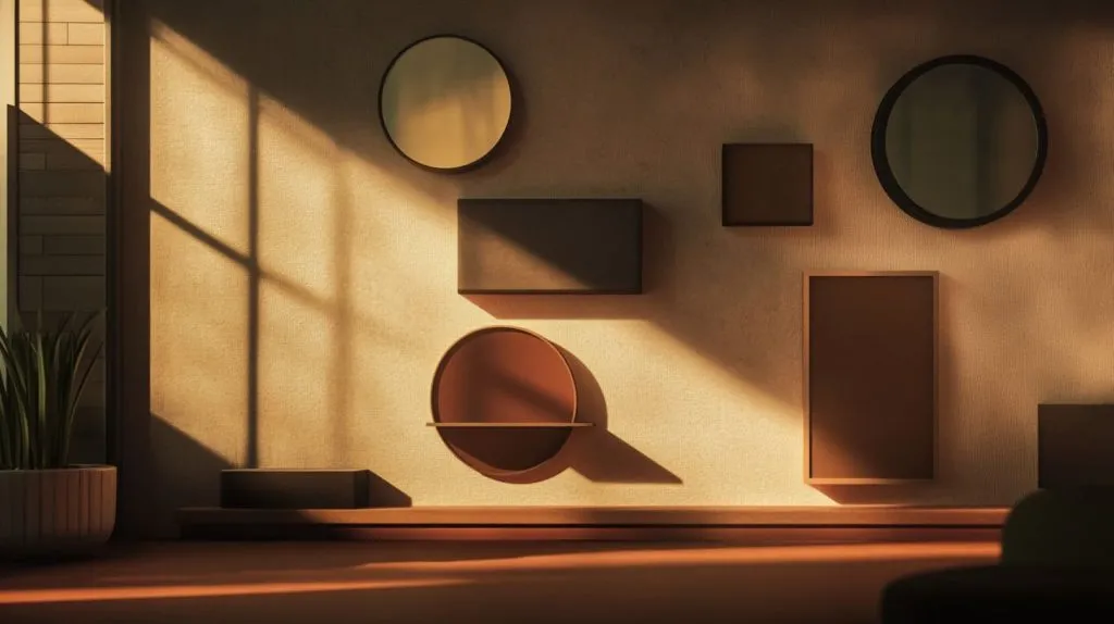 Arrange Picture Frames on Wall (5)