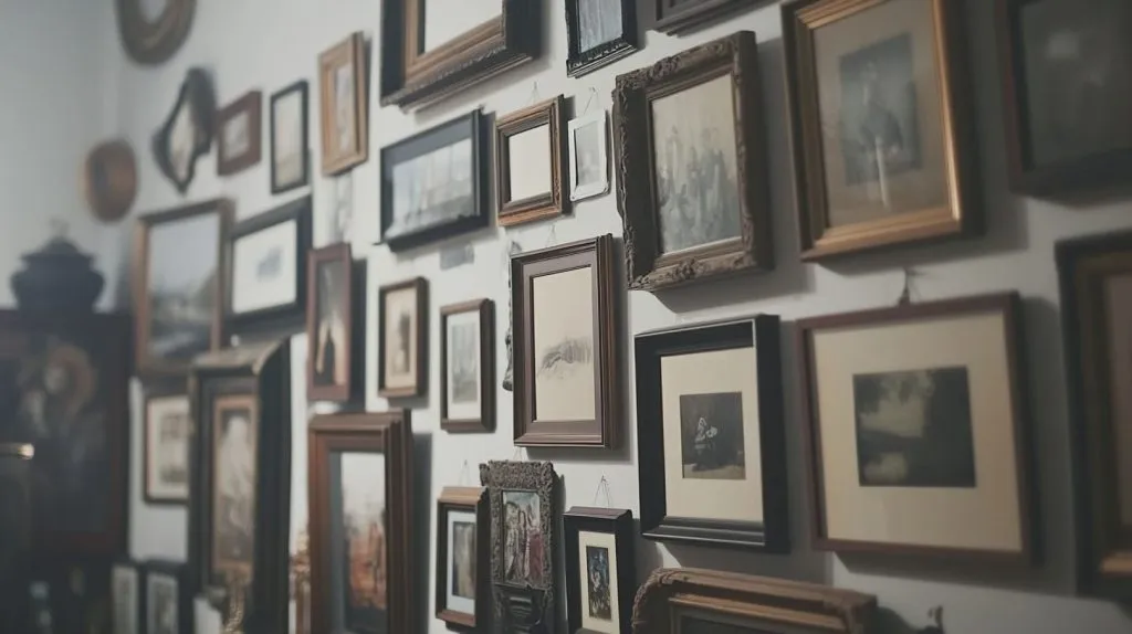 Arrange Picture Frames on Wall (6)
