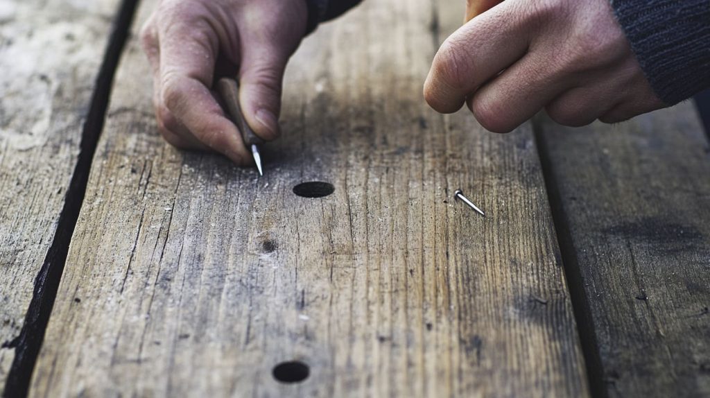 Hang A Thin Piece of Wood on Wall (5)