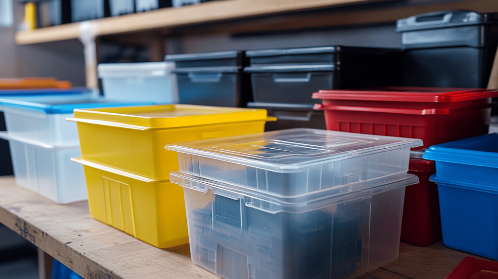 Acrylic Paint Stick to Plastic Storage Box (3)