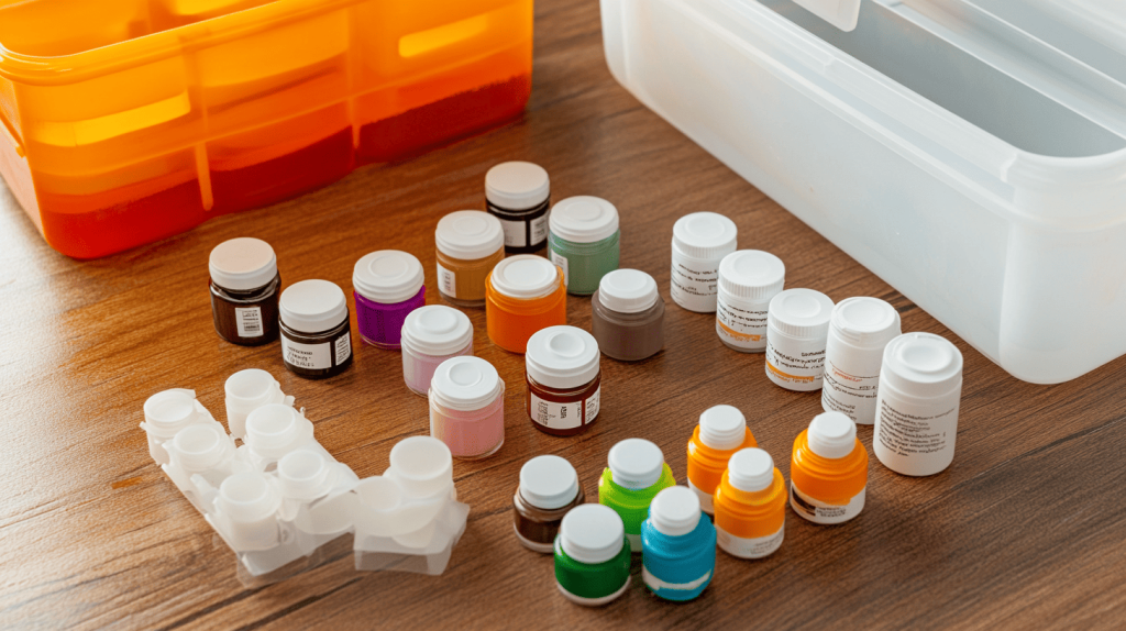 Acrylic Paint Stick to Plastic Storage Box (6)
