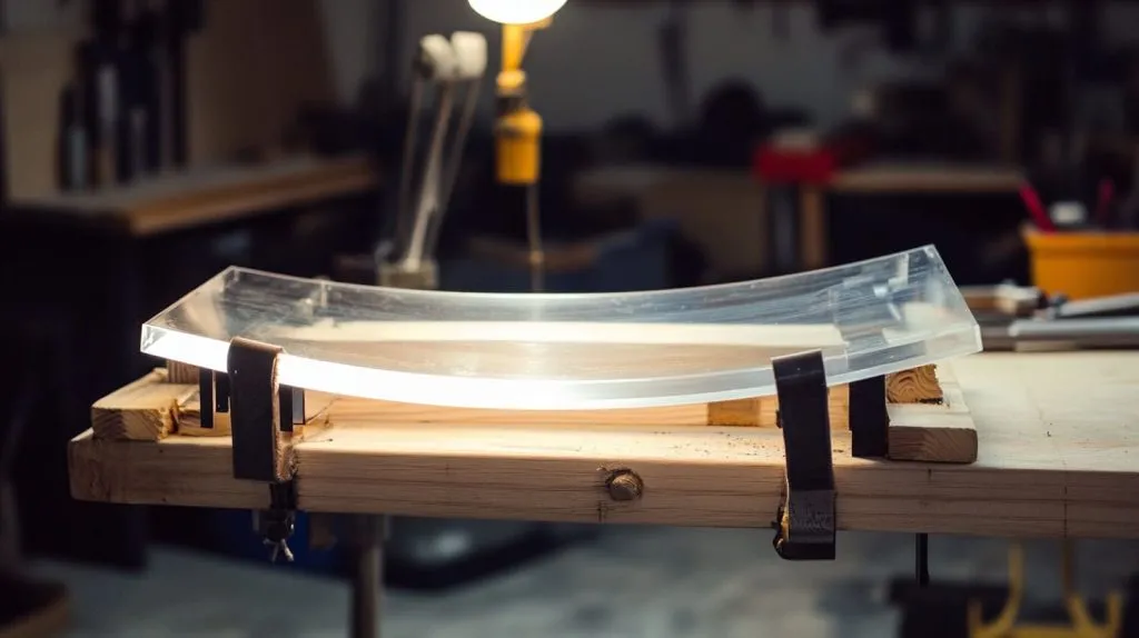 Bend Plexiglass with A Torch (10)