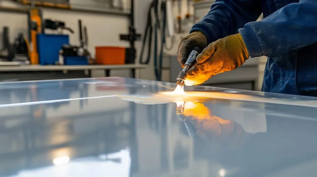 Bend Plexiglass with A Torch (14)