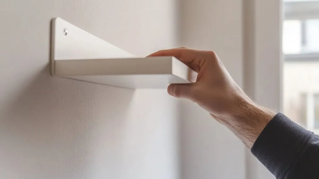 Hang Floating Shelves Without Drilling (7)