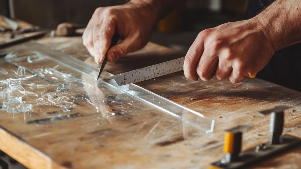 Cut Thin Plexiglass by Hand (3)