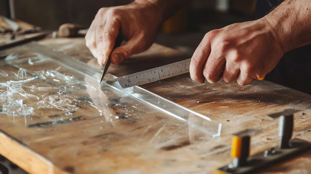 Cut Thin Plexiglass by Hand (3)