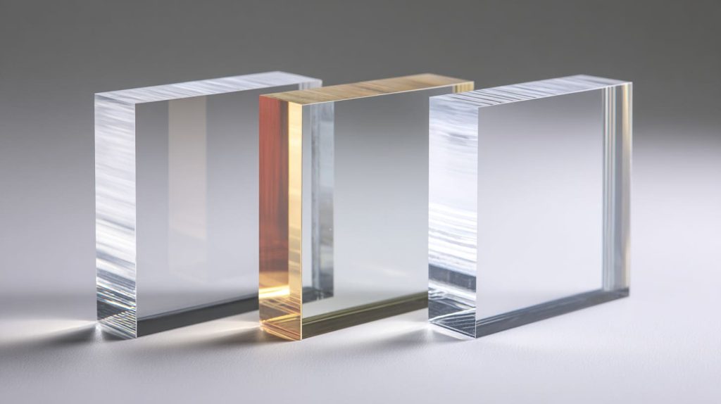 Clear, UV, and Non‑Glare acrylic (1)