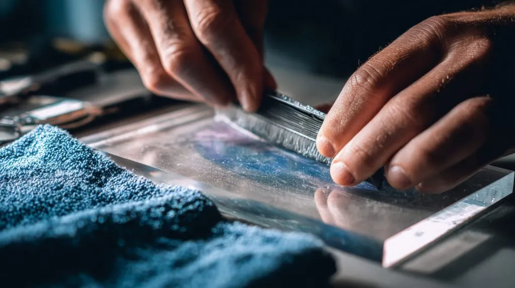 Remove Residue from an Acrylic Sheet (7)