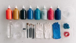 Dye Fabric with Acrylic Paint (3)
