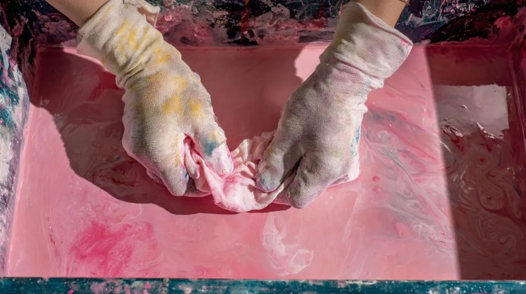 Dye Fabric with Acrylic Paint (7)