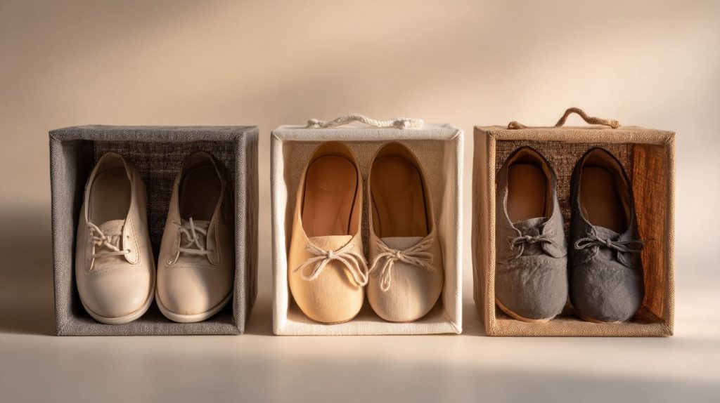 Store Shoes in Plastic Boxes (10)
