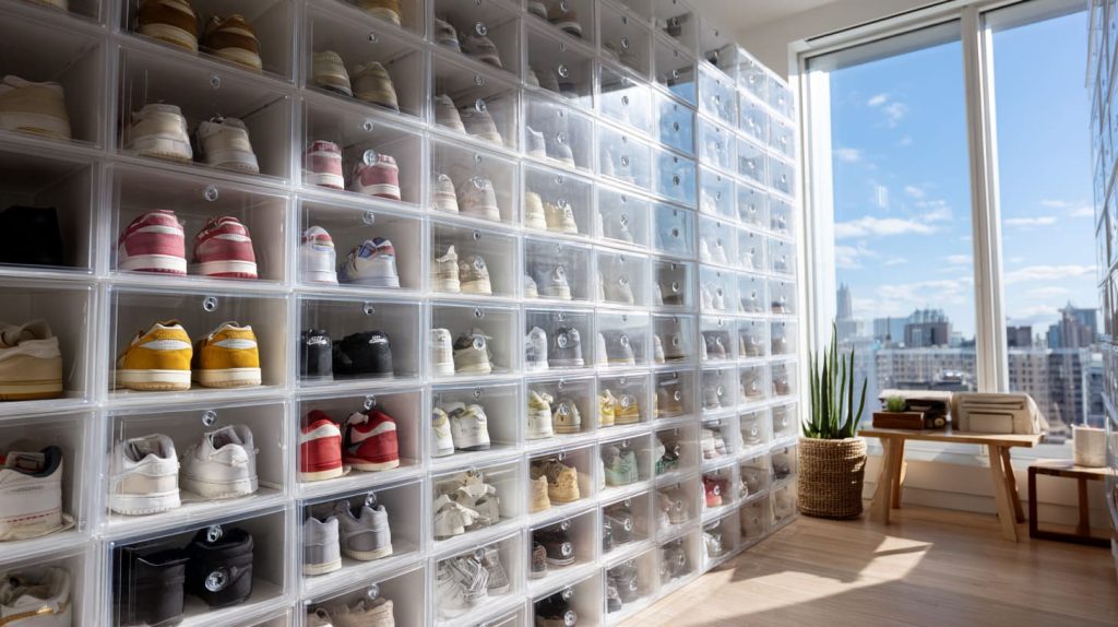 Store Shoes in Plastic Boxes (14)