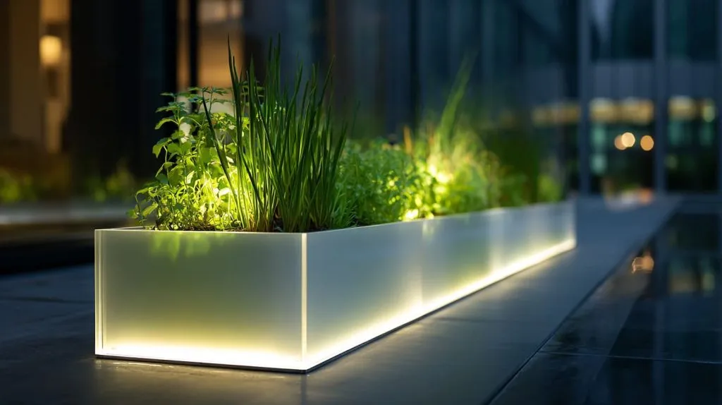 Acrylic LED Planter Boxes (1)