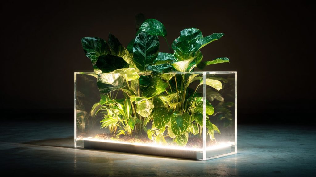 Acrylic LED Planter Boxes (2)