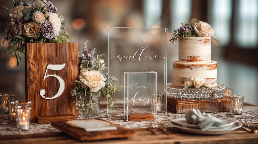 Acrylic in Modern Wedding Decor (3)