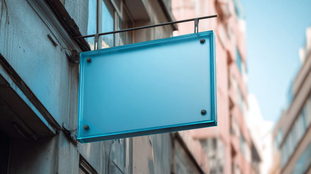UV Printed Acrylic Sign in Outdoors (1)