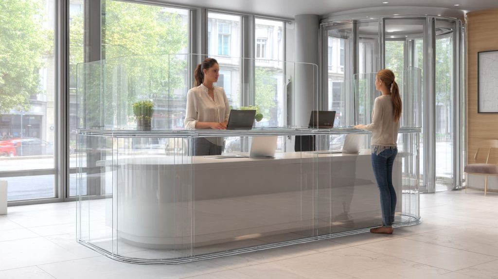 Acrylic Barriers Use (2)