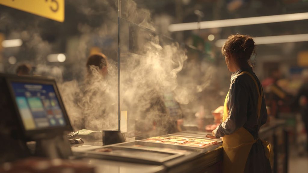 Checkout Sneeze Guards (4)