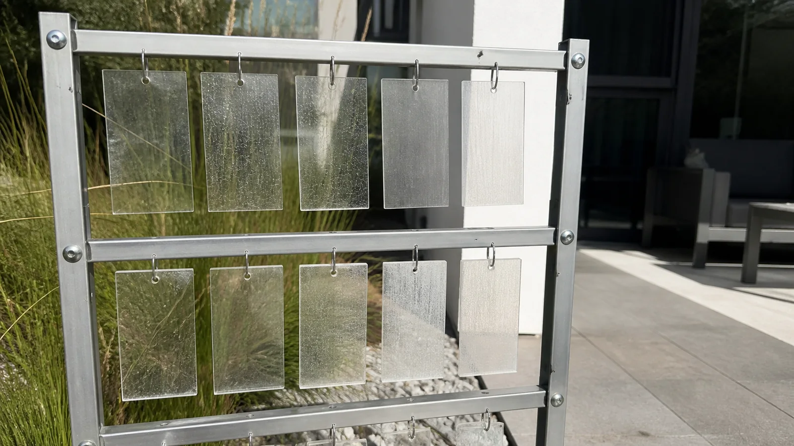 Clear sheet materials and protective surface specification tools