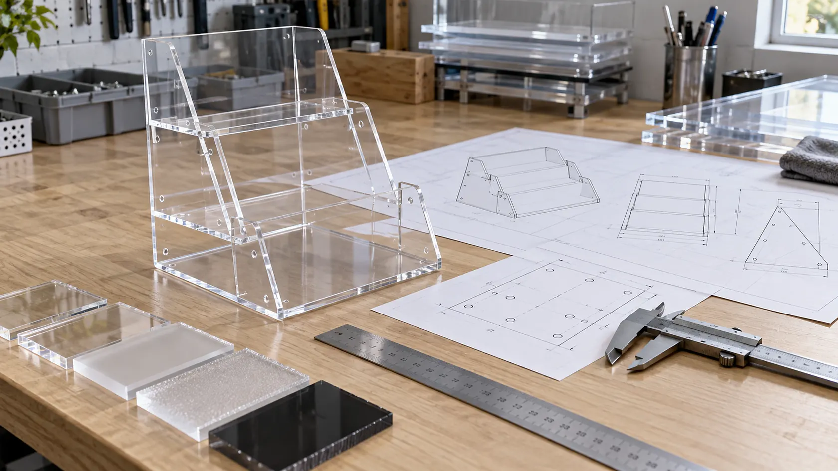 Custom acrylic display drawing review