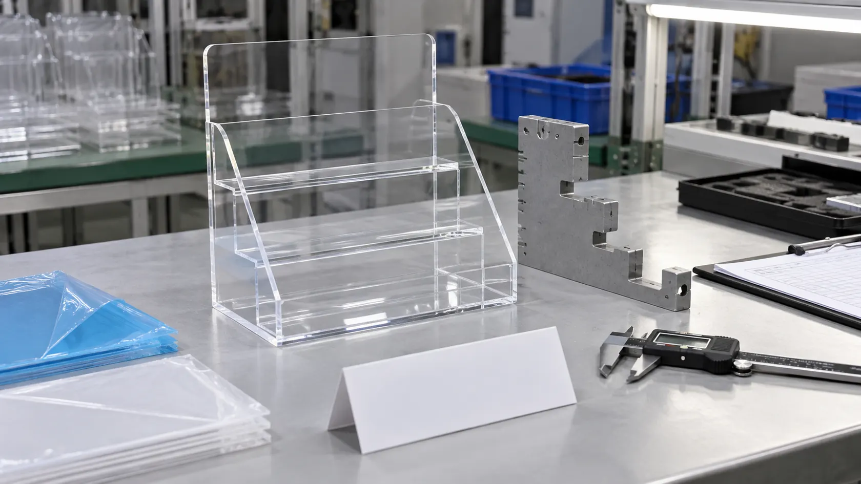 Custom acrylic display sample approval
